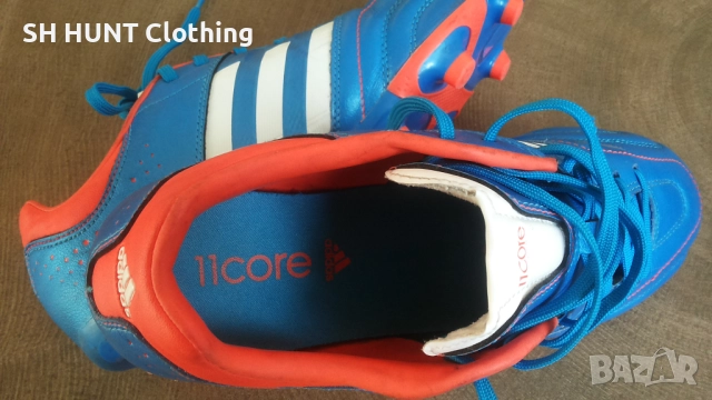 Adidas 11Core TRX FG Azul Blanco Rojo Leather Football Boots Размер EUR 40 бутонки 310-14-S, снимка 17 - Футбол - 52244725
