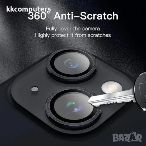 Camera Lens за iPhone 11 / 12 6.1 / Черен / Баркод : 2403723, снимка 2 - Резервни части за телефони - 47863141