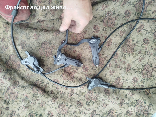 Хидравлични спирачки за велосипед колело Shimano slx bl m 665 свалени от 26 цола 