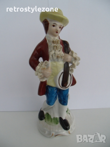 № 6130 стара порцеланова фигура - GESCHENK  - стикер / маркировка  , снимка 5 - Други ценни предмети - 36333478