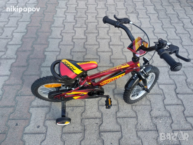 SPRINT Велосипед 14" CASPER червен, снимка 2 - Велосипеди - 53759110