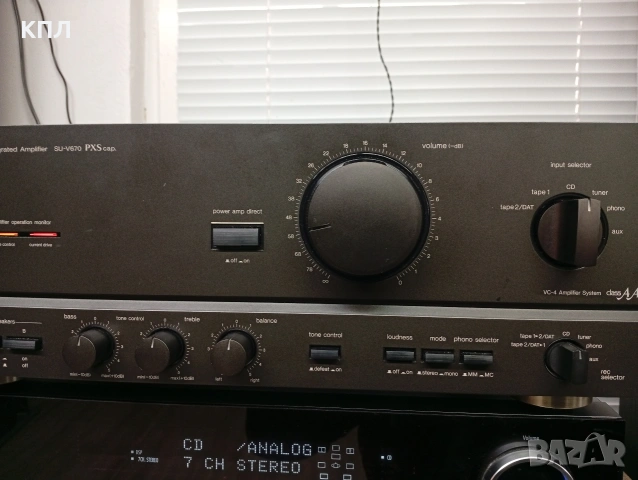 Усилвател TECHNICS SU-V 670, снимка 3 - Ресийвъри, усилватели, смесителни пултове - 53249649