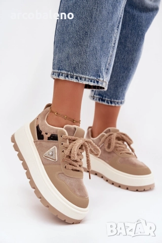 Дамски изолирани маратонки на платформа Florinda, снимка 2 - Маратонки - 52346730