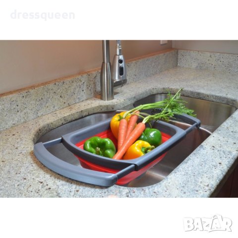 (правоъгълен) Сгъваем правоъгълен гевгир с дръжки, снимка 12 - Други стоки за дома - 44208293