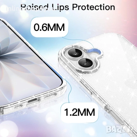 Блестящ Кейс Glitter Case за Apple iPhone 17, снимка 3 - Калъфи, кейсове - 51855278