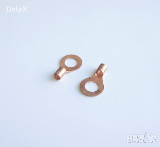 Кабелно ухо медно Ф10mm/10mm2, снимка 1 - Друга електроника - 42569825