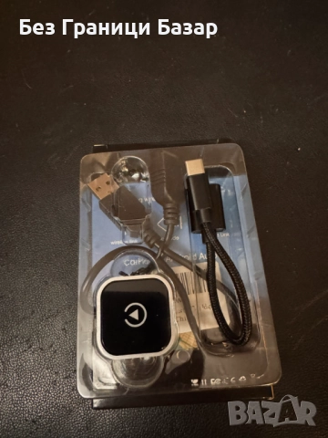 Нов Мини безжичен адаптер за CarPlay и Android Auto, USB-A/USB-C за кола, снимка 1