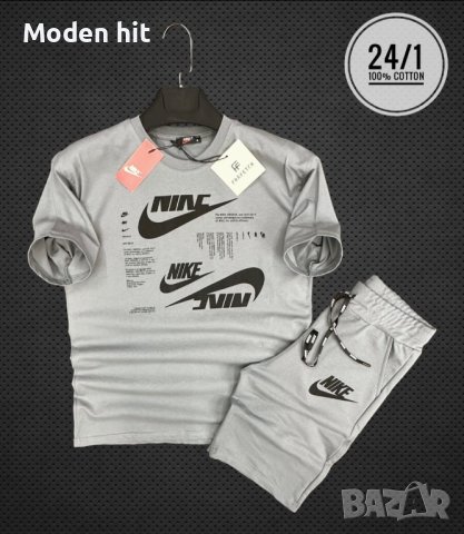 Nike мъжки летни екипи /тениска и къси панталони/ висок клас реплика, снимка 2 - Спортни дрехи, екипи - 41369394