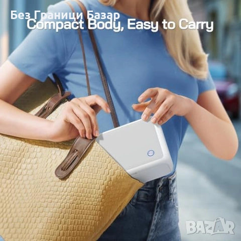 Нов Фото принтер 4x6 WiFi с приложение, рамки/филтри, 54 листа хартия, снимка 8 - Принтери, копири, скенери - 53374959