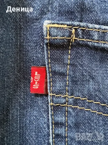 Levi's класически мъжки сини дънки (размер L), снимка 5 - Дънки - 56225026
