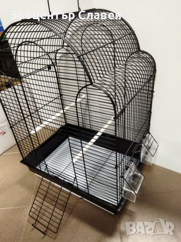 Оборудвана клетка,кафез(вълнисти,малки папагали, папагал и др.птици, снимка 2 - За птици - 40598533
