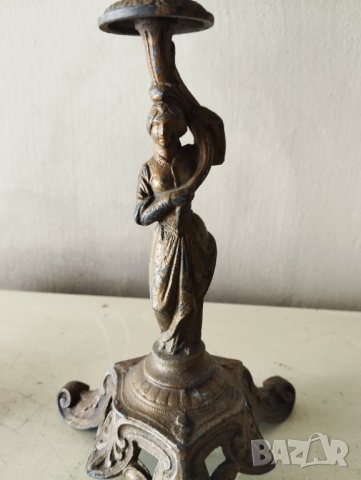 два барокови свещници-комплект, снимка 6 - Други ценни предмети - 41931886