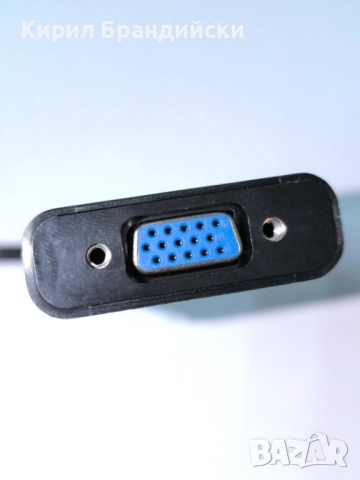 Преходник mini DP to VGA , снимка 2 - Кабели и адаптери - 52442321