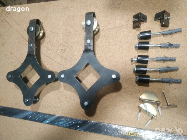 Механизъм за плъзгаща врата, пълен комплект/ slide barn door kit, снимка 13 - Интериорни врати - 52501151