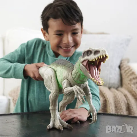Джурасик свят Rex със светлини, звуци и движение - Mattel S_1230384, снимка 3 - Други - 48045213