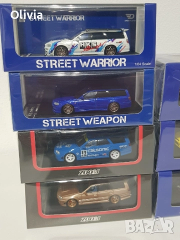 1:64 Street Weapon/ Street Worrior, Zoom, Fuji JDM, Nissan Skyline, снимка 3 - Колекции - 52079952