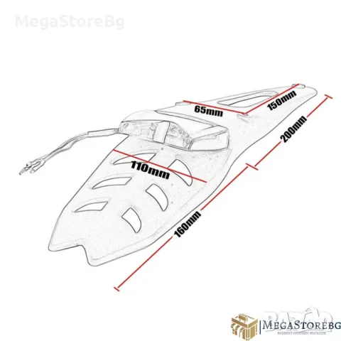 Стоп За Мотоциклет мотор PG136 1 БРОЙ, снимка 5 - Аксесоари и консумативи - 48064905