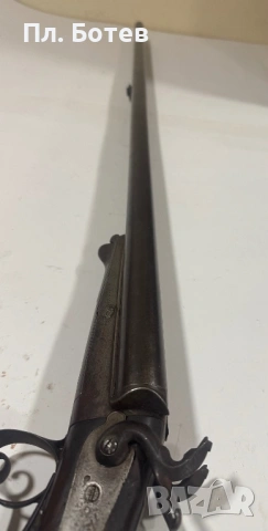 Стара двуцевна пушка, снимка 6 - Антикварни и старинни предмети - 53155980