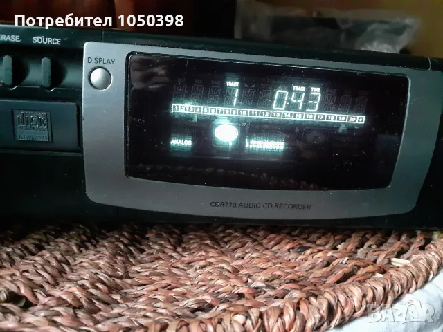 Перфектен PHILIPS- CDR 770 -AUDIO CD RECORDER- Професионален, снимка 2 - MP3 и MP4 плеъри - 56201189