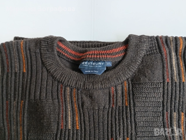 Немски и Италиански ризи 3 бр., Ретро вратовръзки, - и пуловер WESTBURY, XXL. Размери в см.!, снимка 13 - Ризи - 48858102