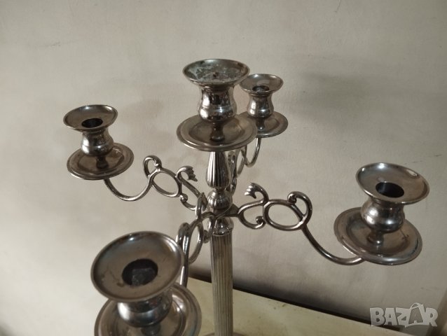 ретро метален свещник, снимка 2 - Други ценни предмети - 44261803