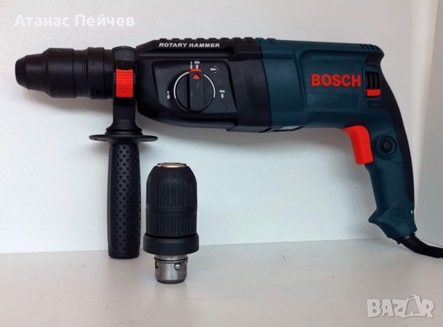Перфоратор Къртач Bosch 2-26 + допълнителен патронник, снимка 3 - Други инструменти - 41498670
