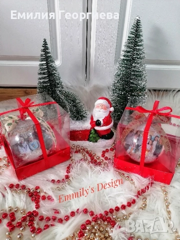 Коледни топки със снимки на най- ниски цени , снимка 4 - Декорация за дома - 52591505