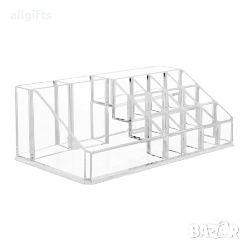 1590 Луксозен, прозрачен органайзер за козметика и бижута, снимка 6 - Други - 35794391