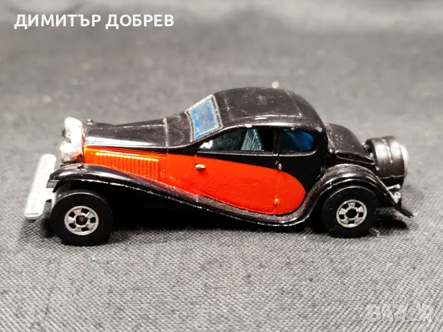 СТАРА РЕТРО МЕТАЛНА КОЛИЧКА HOT WHEELS '37 BUGATTI HONG KONG, снимка 2 - Колекции - 48893125