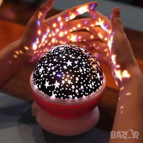 Нощна лампа детски планетариум