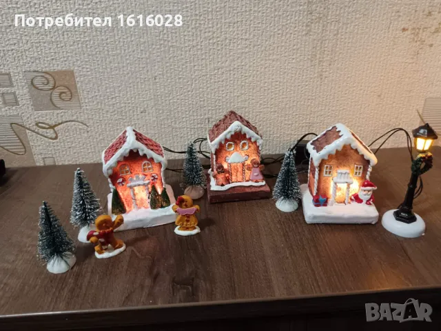 LED светещи къщи - улицата на  Gingerbread. MAGIC VILLAGE., снимка 14 - Декорация за дома - 47817261