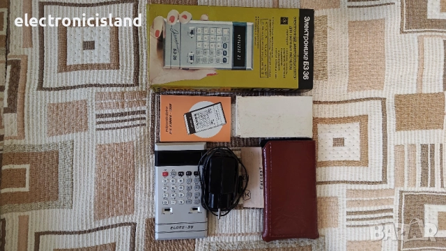 Като нов ретро Калкулатор Електроника ELORG 36 1982г. + зарядно, калъф + паспорт и инструкция, снимка 4 - Друга електроника - 51711460