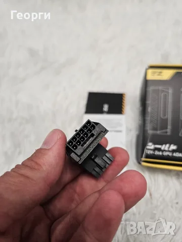 Нов 90° Адаптер за Видеокарта EZDIY-FAB 12V-2x6 / 12VHPWR (RVS), снимка 3 - Геймърски - 55711119