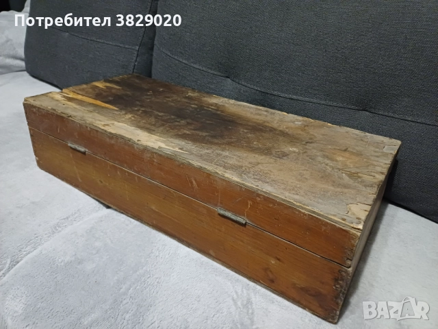 Дървен куфар, снимка 3 - Антикварни и старинни предмети - 52958518