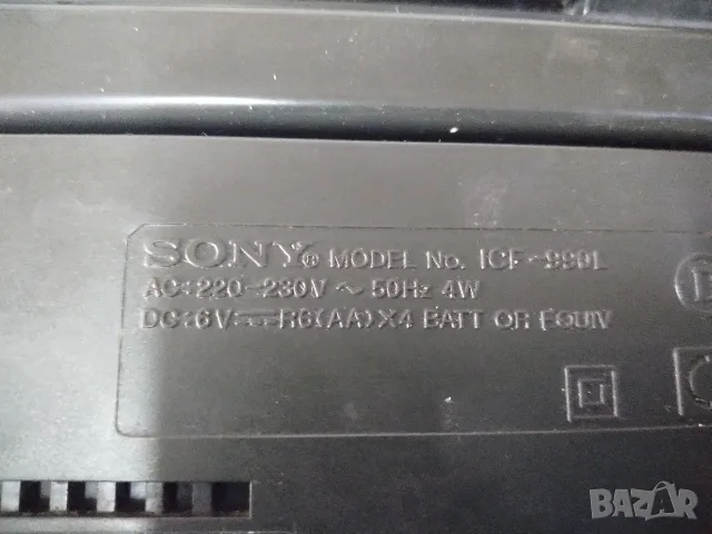 Радиоприемник SONY ICF-990L, снимка 8 - Радиокасетофони, транзистори - 56162014