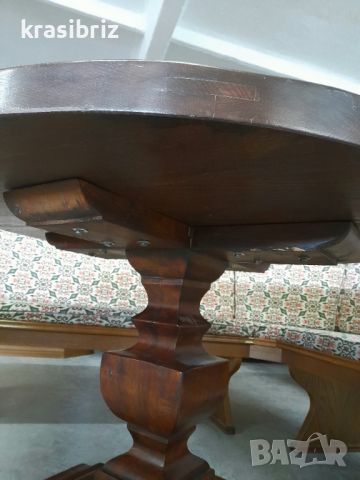 Маса УНИКАТ Пълен Масив внос от Германия, снимка 8 - Маси - 36351523