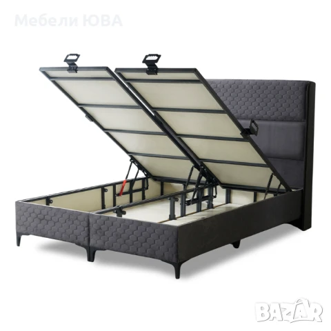 Тапицирани легла с метална конструкция!, снимка 5 - Спални и легла - 51382567