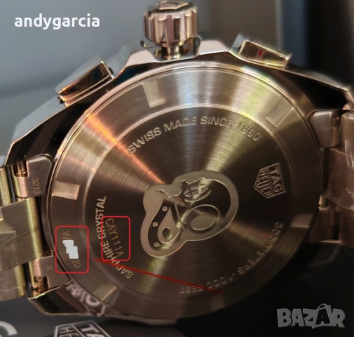 TAG Heuer Aquaracer CAY111A.BA0927 43mm Mens Watch черен мъжки часовник ЧИСТО НОВ , снимка 7 - Мъжки - 51818556