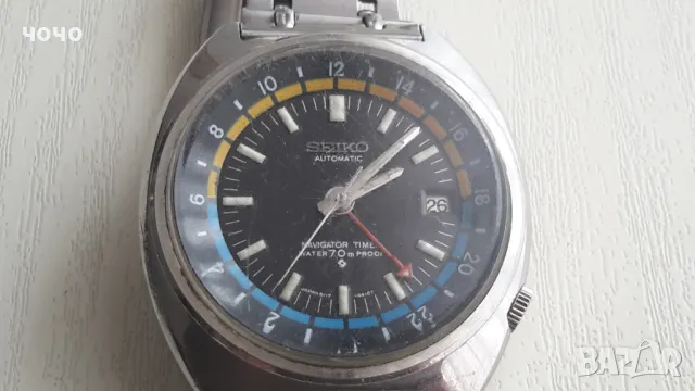   Seiko 6117-6400 World Time GMT automatic, снимка 4 - Мъжки - 49726881