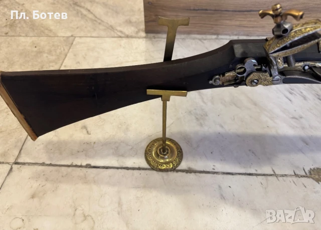 Уникална кремъчна пушка, снимка 3 - Антикварни и старинни предмети - 51253342