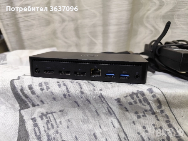 Dell D6000 Док станция , снимка 3 - Лаптопи за работа - 51457812