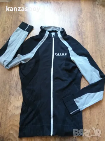 FALKE Ergonomic Sport System Men's Zip-Shirt Base Layer - мъжко термо горнище M, снимка 4 - Спортни дрехи, екипи - 48003062