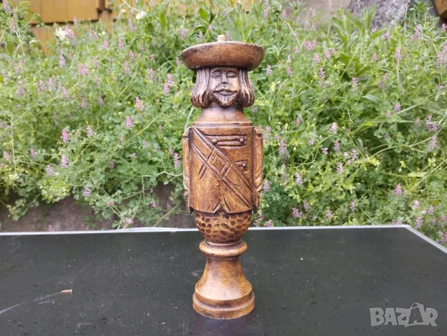 Дървена винтидж мелница., снимка 2 - Антикварни и старинни предмети - 50059910