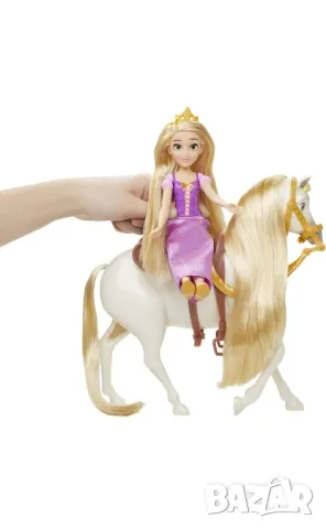 Намаление! Игрален комплект Рапунцел и Максимус, Hasbro, снимка 5 - Кукли - 48386125
