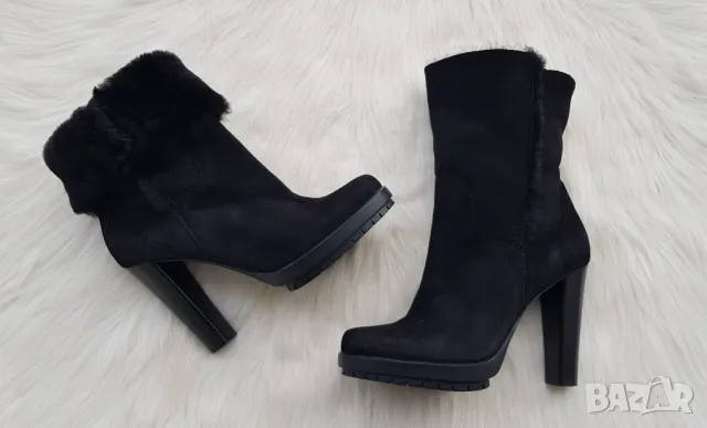 Нови дамски ботуши Calvin Klein агнешка кожа №40/41, снимка 17 - Дамски ботуши - 48288024