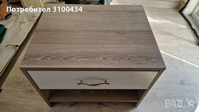 Спалня 164/200 с еднолицев матрак и нощни шкафчета, снимка 5 - Спални и легла - 53841659