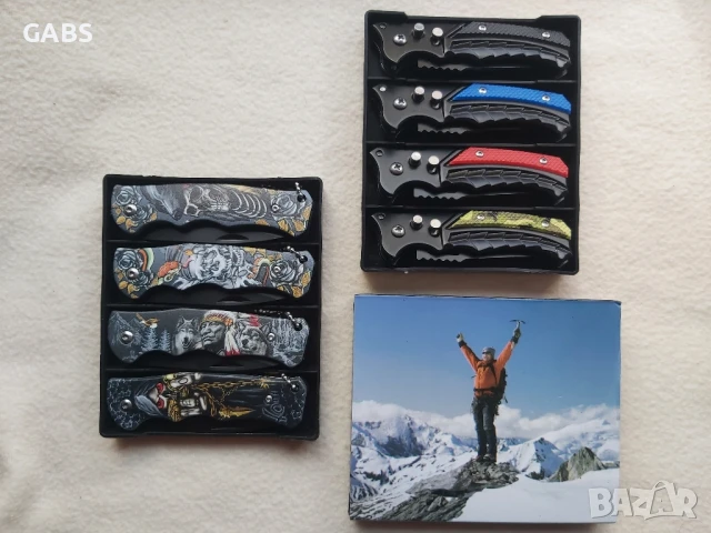 Комплект 4 броя сгъваеми ножчета, снимка 2 - Ножове - 50667688