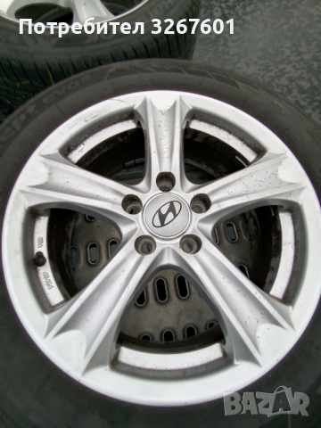 Джанти 17" за Hundai с гуми 225/65/17 Hankook, снимка 4 - Гуми и джанти - 36291065