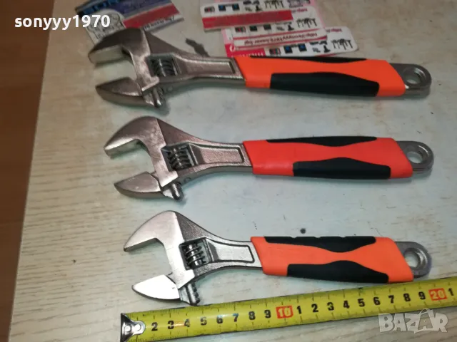 френски ключ 3 размера 2911241108, снимка 2 - Ключове - 48151443