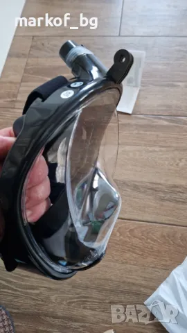 Маска с шнорхел за плуване под вода FULL FACE, снимка 9 - Водни спортове - 49432751